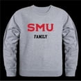 thumbnail image 1 of Southern Methodist University Mustangs Family Crewneck Sweatshirt, Heather Grey - Medium, 1 of 1