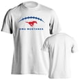 thumbnail image 1 of Southern Methodist University Mustangs Football Laces Out Logo T-Shirt, 1 of 4