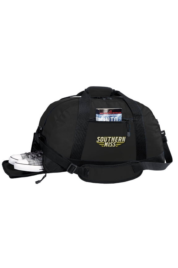 Southern Miss Duffel Bag or USM Gym Bag WITH SHOE POCKET