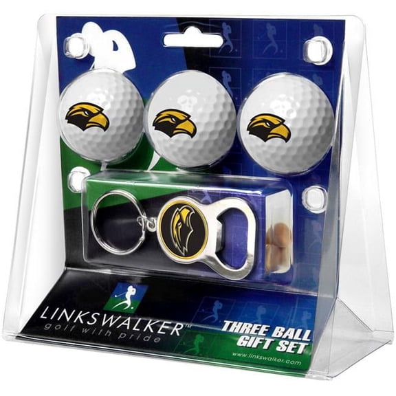 Southern Miss Keychain Bottle Opener 3 Ball Gift Pack