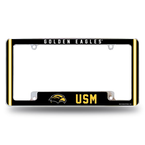 SOUTHERN MISS ALTERNATE DESIGN ALL OVER CHROME FRAME