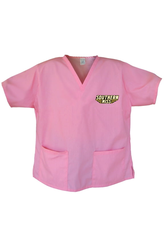 Southern Miss Scrubs USM Golden Eagles Tops and Shirts for Women