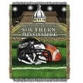 thumbnail image 1 of Southern Mississippi Eagles NCAA Woven Tapestry Throw (Home Field Advantage) (48"x60"), 1 of 2