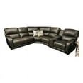 thumbnail image 1 of Southern Motion Fandango Leather Power Headrest Reclining Sectional in Gray, 1 of 1