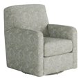 thumbnail image 1 of Southern Motion Flash Dance Wood and Fabric Swivel Glider in Mineral/Light Gray, 1 of 4