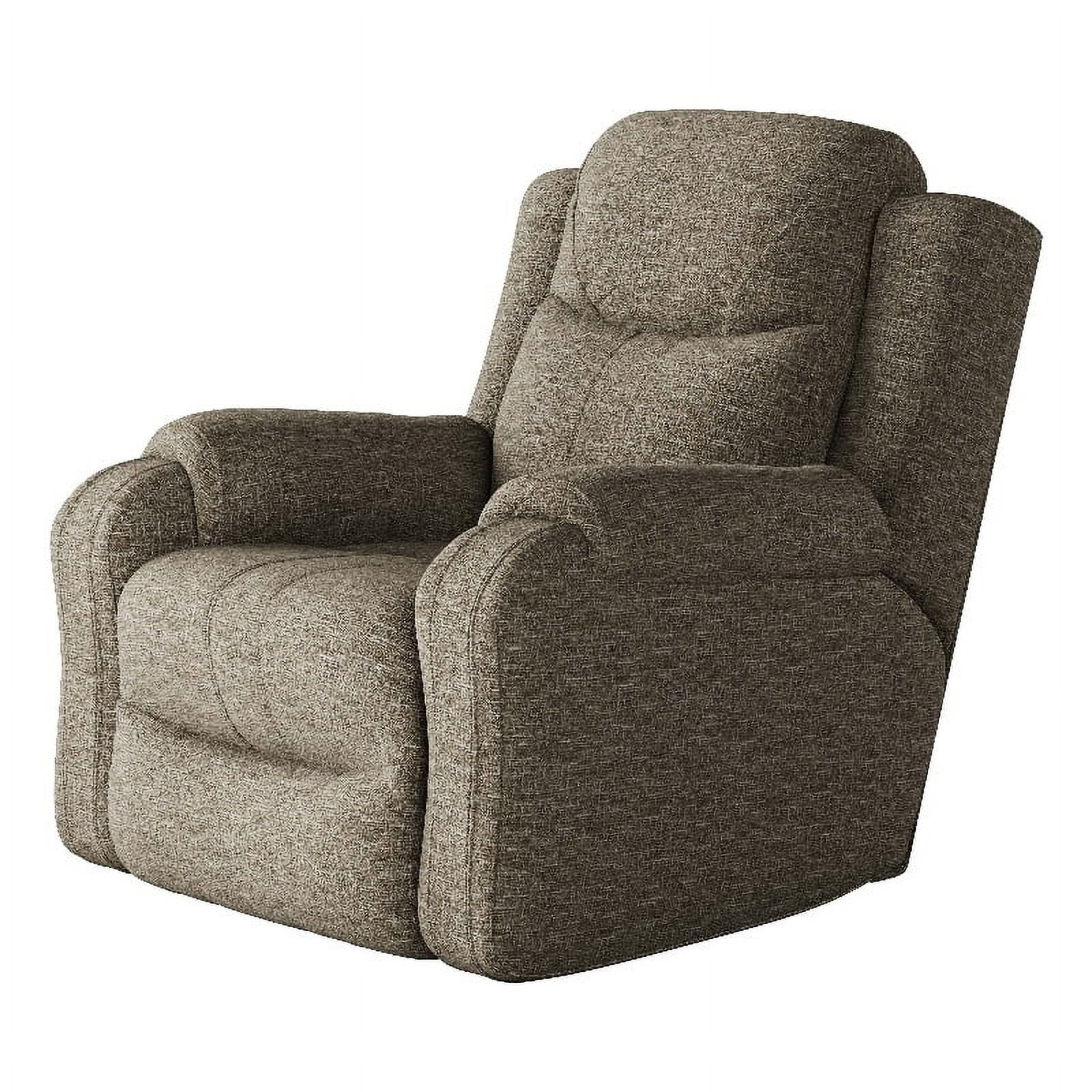 Southern Motion Marvel Swivel Fabric Rocker Recliner in Mink Brown ...