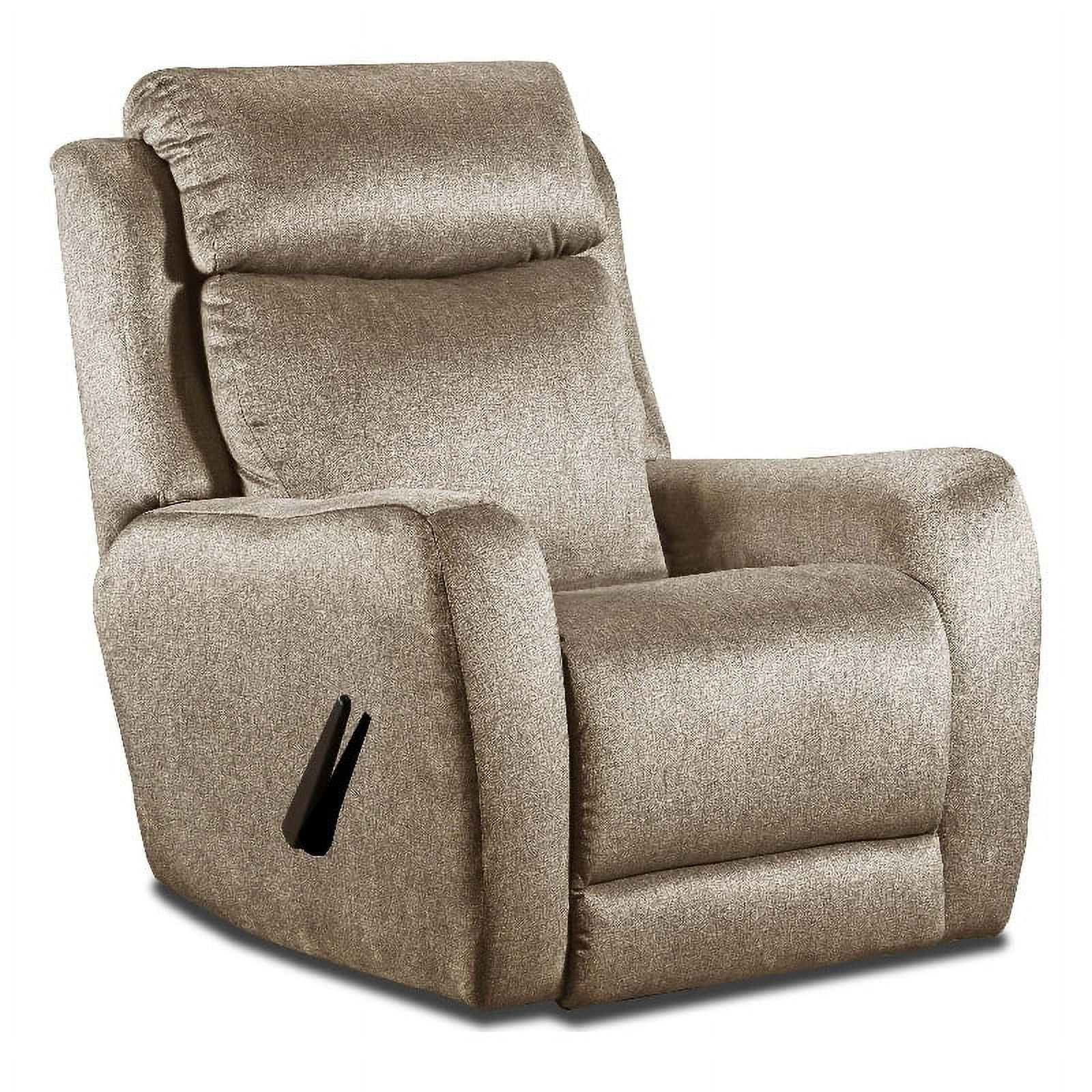 Southern Motion View Point Fabric Swivel Rocker Recliner in Brown ...