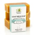 thumbnail image 1 of Southern Natural Goat Milk Soap Bar (3 Pack - Essential Oil Blend) Gentle on Eczema, Psoriasis And Dry Sensitive Skin! All Natural Face & Body Soap. Handmade in USA (Each Bar 4oz), 1 of 3