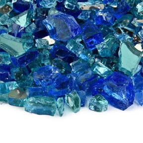 Southern Ocean Blended Fire Pit Glass | 1/2", 10 lbs