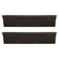 Southern Patio 36 Inch Medallion Hanging Windowsill Garden Box Planter (2 Pack)