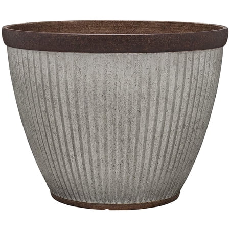 Southern Patio HDR-046868 20.5 Inch Diameter Rustic Resin Planter Urn