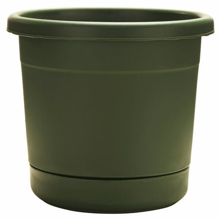 Southern Patio Rolled Rim Poly-Resin Planter Pot
