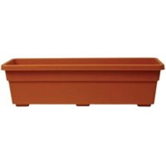 Southern Patio Window Box Planter, Terra Cotta