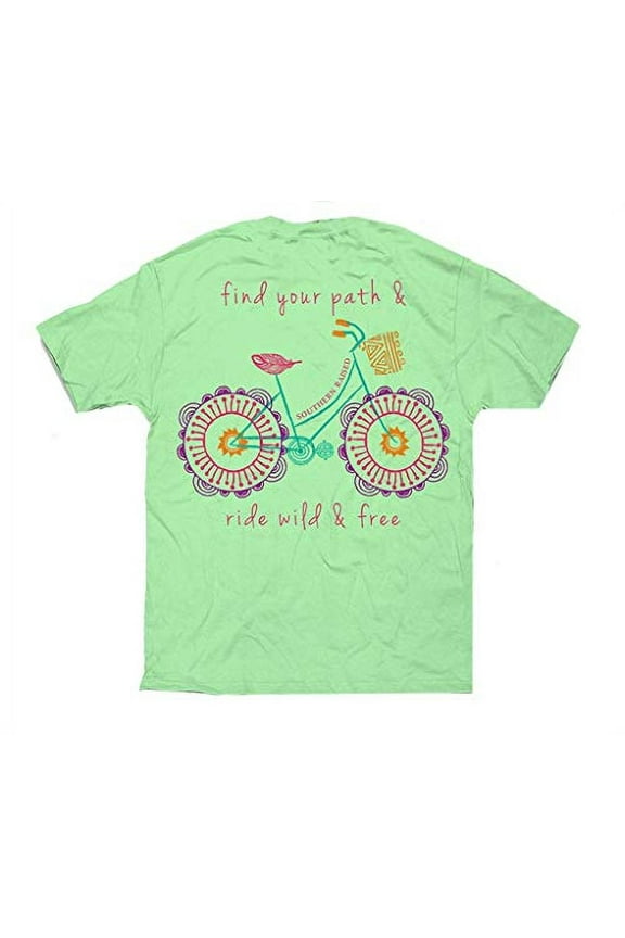 Southern Raised Find Your Path Short Sleeve Pocket T-Shirt-Island Reef-Small