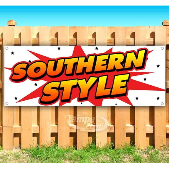 Southern Style 13 oz Vinyl Banner With Metal Grommets