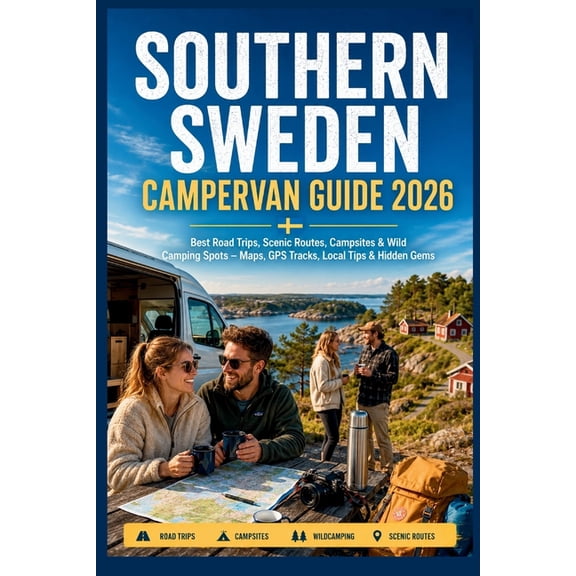 Southern Sweden Campervan Guide 2026: Best Road Trips, Scenic Routes, Campsites & Wild Camping Spots - Maps, GPS Tracks,, (Paperback)