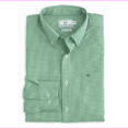 thumbnail image 1 of Southern Tide Micro Gingham Intercoastal Sport Shirt Surf Green Size s, 1 of 4