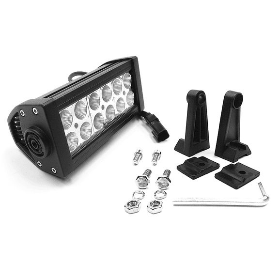 Southern Truck 72075 Chrome Series 6-Inch CREE LED Straight Light Bar - 3,240 Lumens, Dual Row