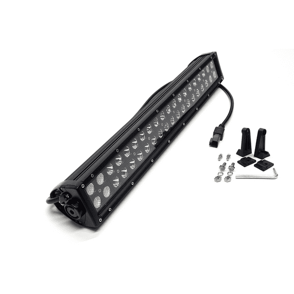 Southern Truck Southern Truck 75020 20"" LED Light Bar (Face Str, Dbl Row, Combo Flood/Beam 120w/DT Harness 79900/9,600 Lumens), Black Series