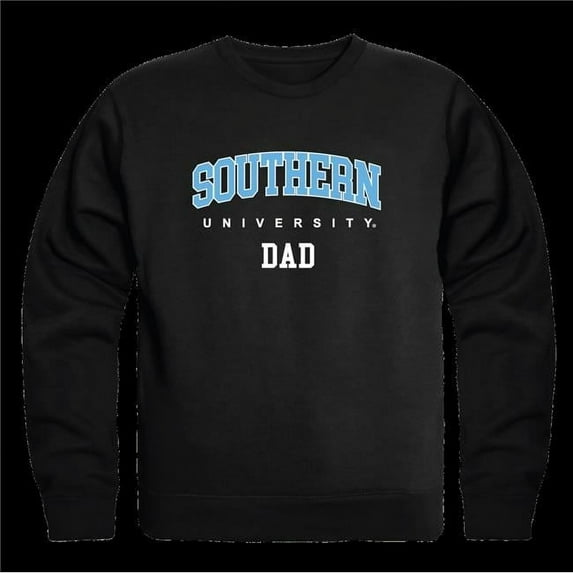 Southern University Jaguars Dad Crewneck Sweatshirt, Black - Medium