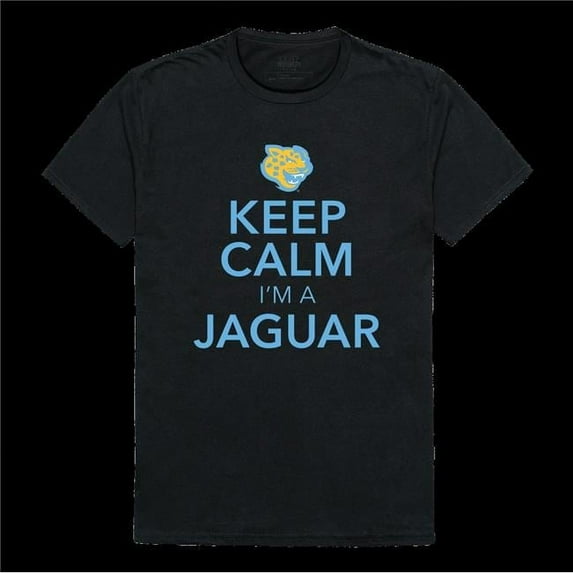 Southern University Jaguars Keep Calm T-Shirt, Black - Large