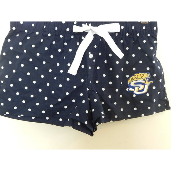 Southern University Jaguars NCAA 100% Cotton Lounge Sleep Pajamas Shorts Boxer Shorts (Size XS, Polka Dot Short)
