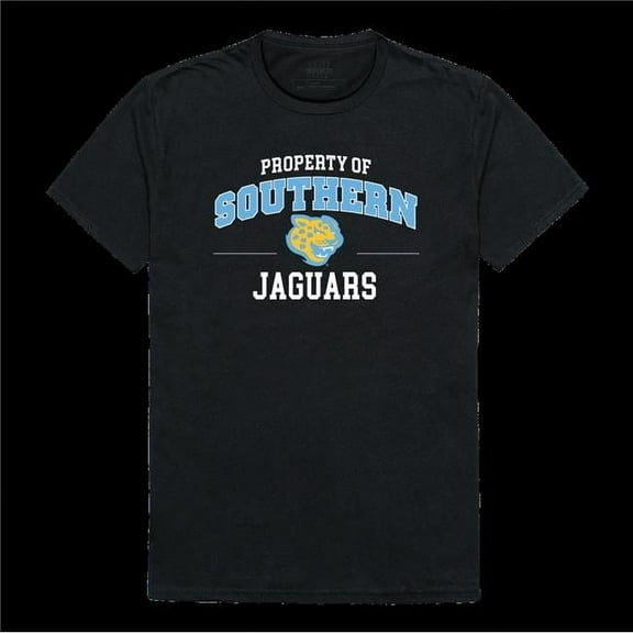 Southern University Jaguars Property College T-Shirt, Black - Small