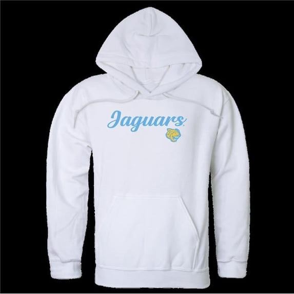 Southern University Jaguars Script Hoodie, White - 2XL
