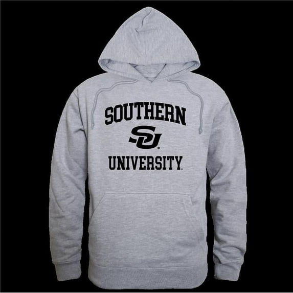 Southern University Jaguars Seal Hoodie, Heather Grey - 2XL
