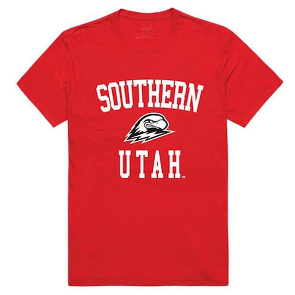 Southern Utah University Men Arch T-Shirt, Red - Large