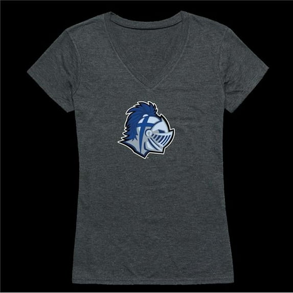 Southern Wesleyan University Warriors Women Cinder T-Shirt, Heather Charcoal - Medium
