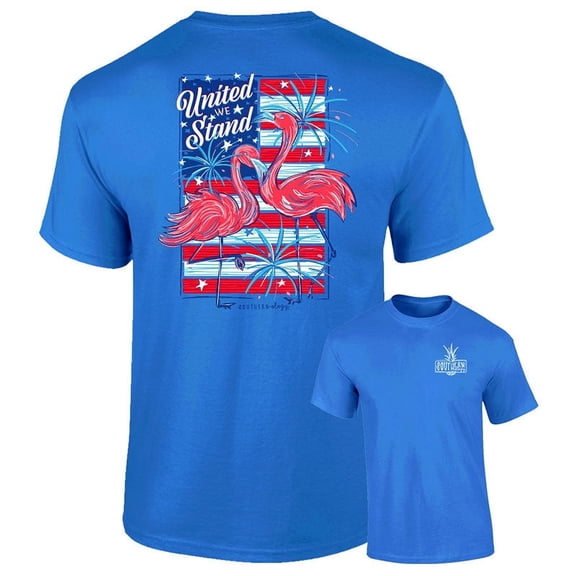 Southernology Flamingo United We Stand USA T-Shirt