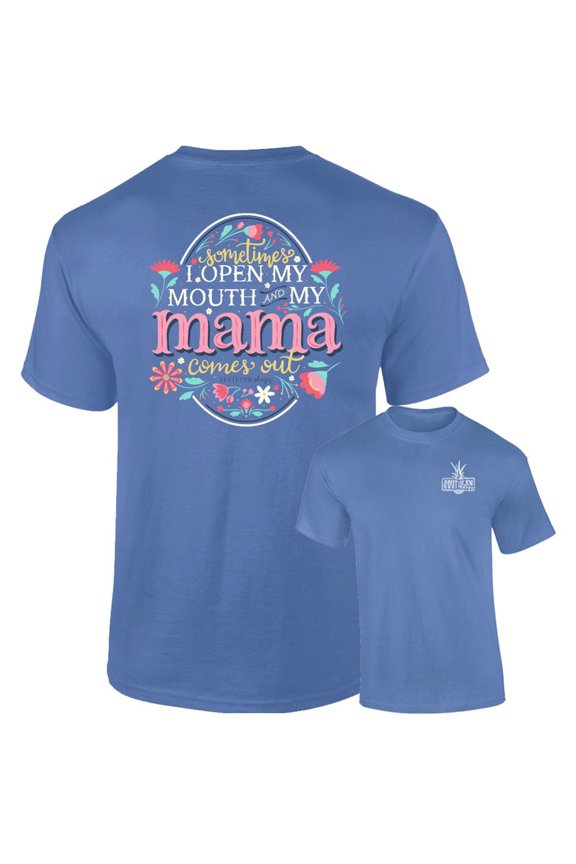 Southernology Floral Mama Comes Out T-Shirt
