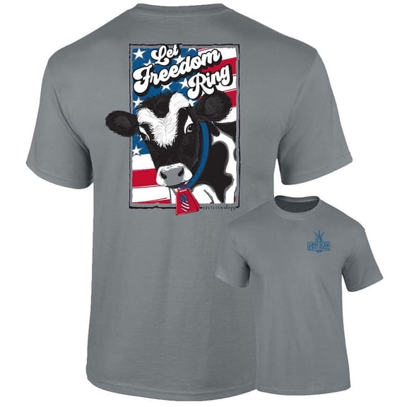 Southernology Freedom Ring Cow USA T-Shirt
