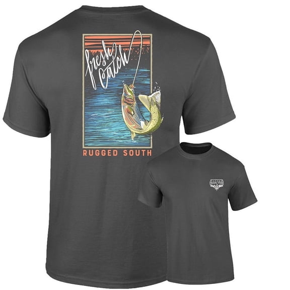 Southernology Rugged South Trout Fishing Unisex T-Shirt