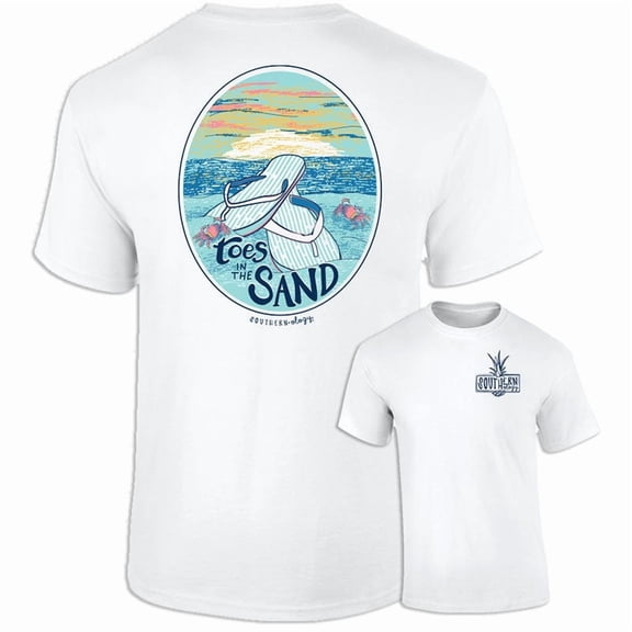 Southernology Toes in the Sand Beach T-Shirt