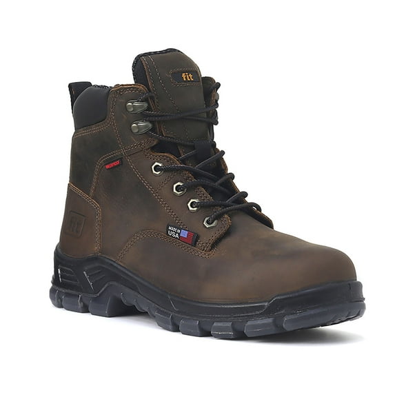 Southgate, brown, all leather, men’s 6” non-safety boot, waterproof, electric shock protection, American made