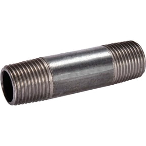 Southland Black Iron Nipple 1.25 Black Steel Pipe - Standard Pipe Thread - 1-1/4 In. x 5-1/2 In.