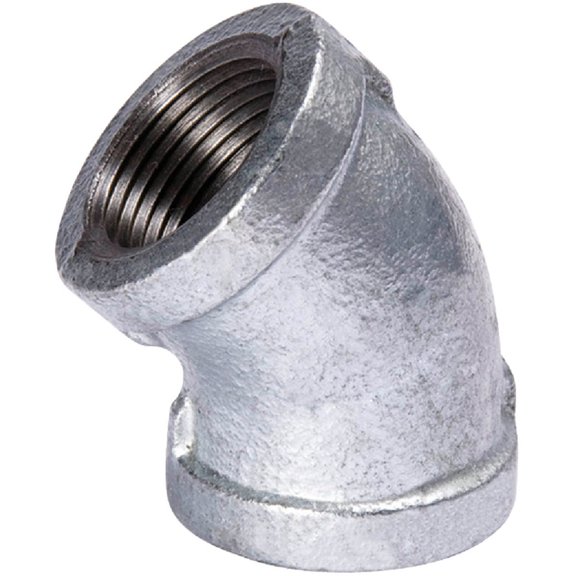 Southland 2 In. 45 Degree Galvanized Elbow Fitting - 1 Pack