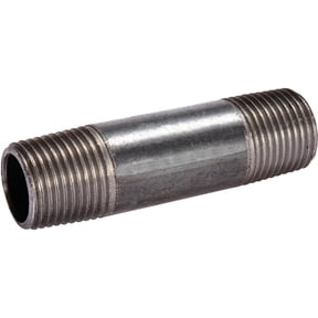 Southland Black Iron Pipe Nipple - Schedule 40 Steel - 3/8 In. x 2 In.