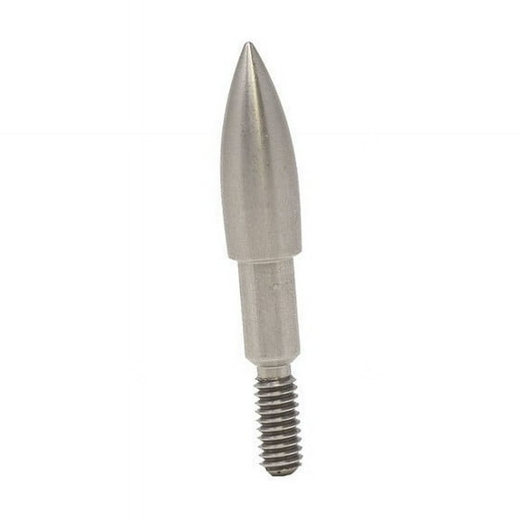 Southland Archery Supply Premium Screw in Bullet Point Stainless Steel for Shaft Arrows Made in USA - 12/Pack