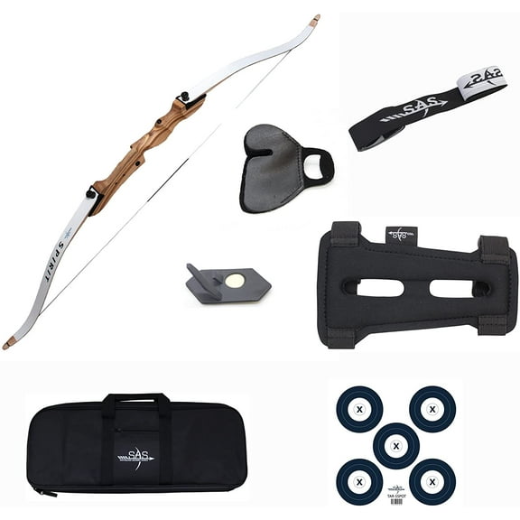 Southland Archery Supply Spirit 62" Take Down Recurve Bow Package - Left Hand 24 LBS.