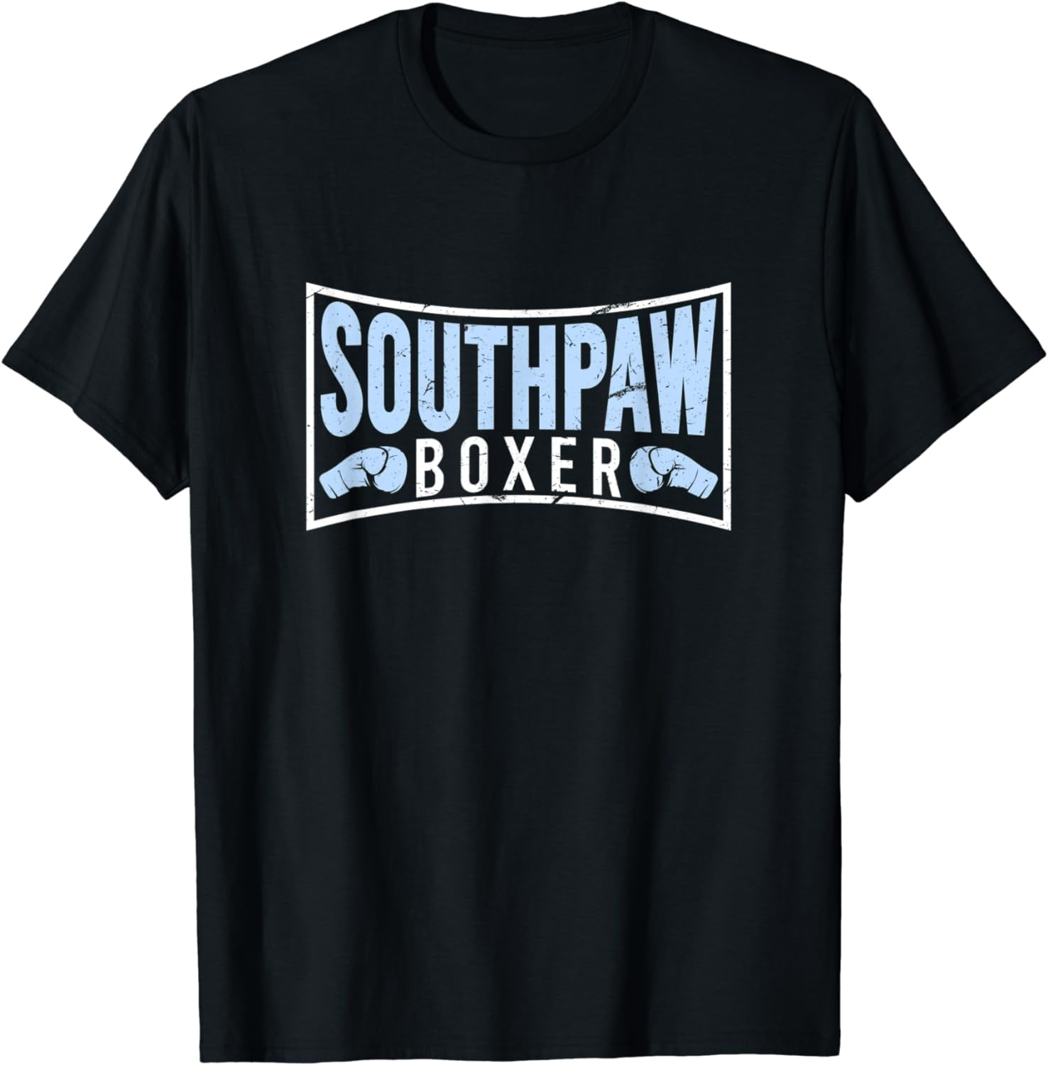Southpaw Boxer Proud Left Handed Boxing Gloves Quote TShirt