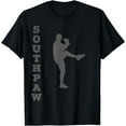 thumbnail image 1 of Southpaw Lefty Baseball Left Handed Funny Pitcher T-shirt T-Shirt, 1 of 4