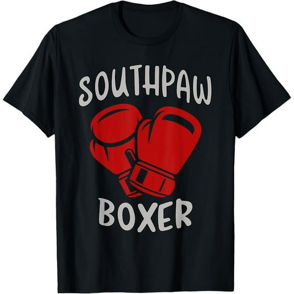 Southpaw Stance, Left Handed Boxer, Boxing Gloves T-ShirtMen's and women's pure cotton short-sleeved shirts