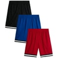 thumbnail image 1 of Southpole Boys Basketball Shorts - 3 Pack Mesh Athletic Basketball Gym Shorts for Boys (8-20), 1 of 6