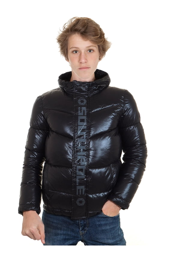 Boys' Cire Puffer Jacket Color: black Size: 14 - 16