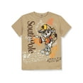 thumbnail image 1 of Southpole Boys' Graffiti Bear T-Shirt Color: latte Size: 18 - 20, 1 of 1