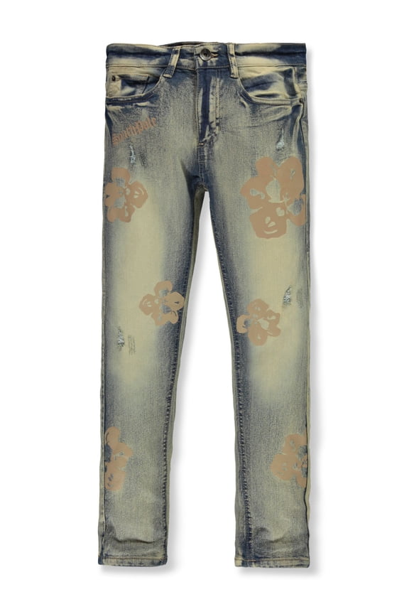 Boys' Puff Skinny Jeans Color: light tint Size: 12