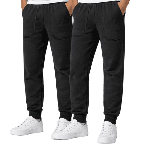 Southpole Boys Sweatpants - 2 Pack Cozy Fleece Joggers for Boys with Drawstring Waistband (Size: 8-20)